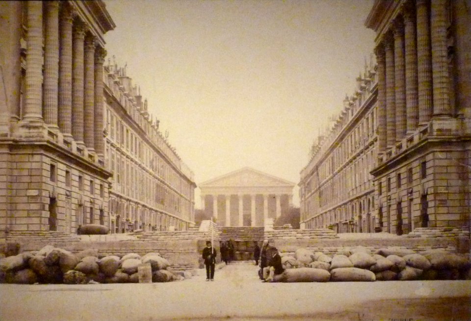 Commune de Paris barricade de la rue Royale