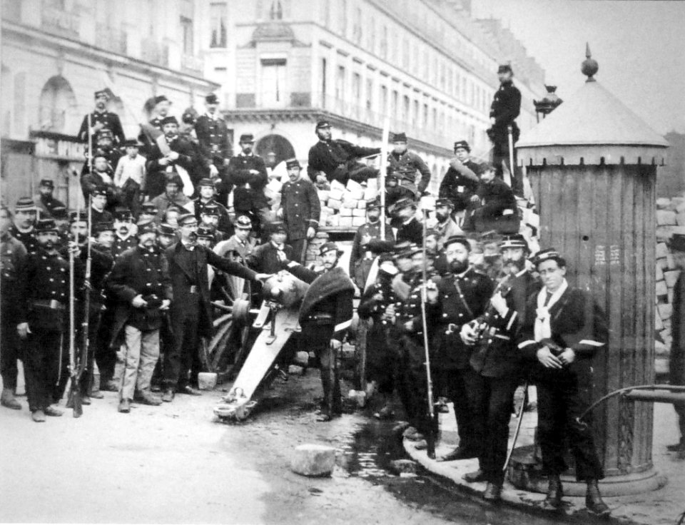 Commune de Paris barricade rue de Castiglione 2