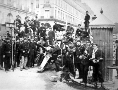 Commune de Paris barricade rue de Castiglione 2