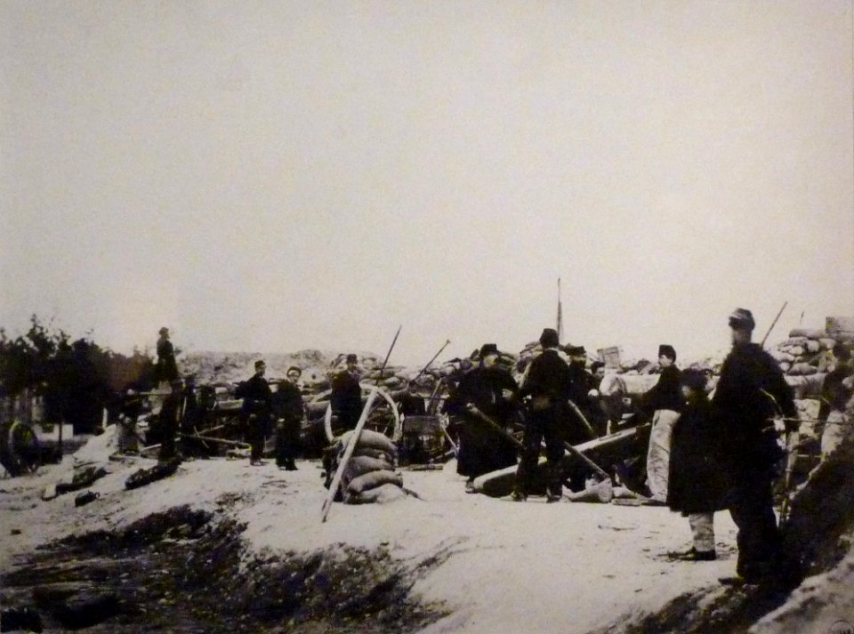 Commune de Paris batterie d'artillerie porte Maillot