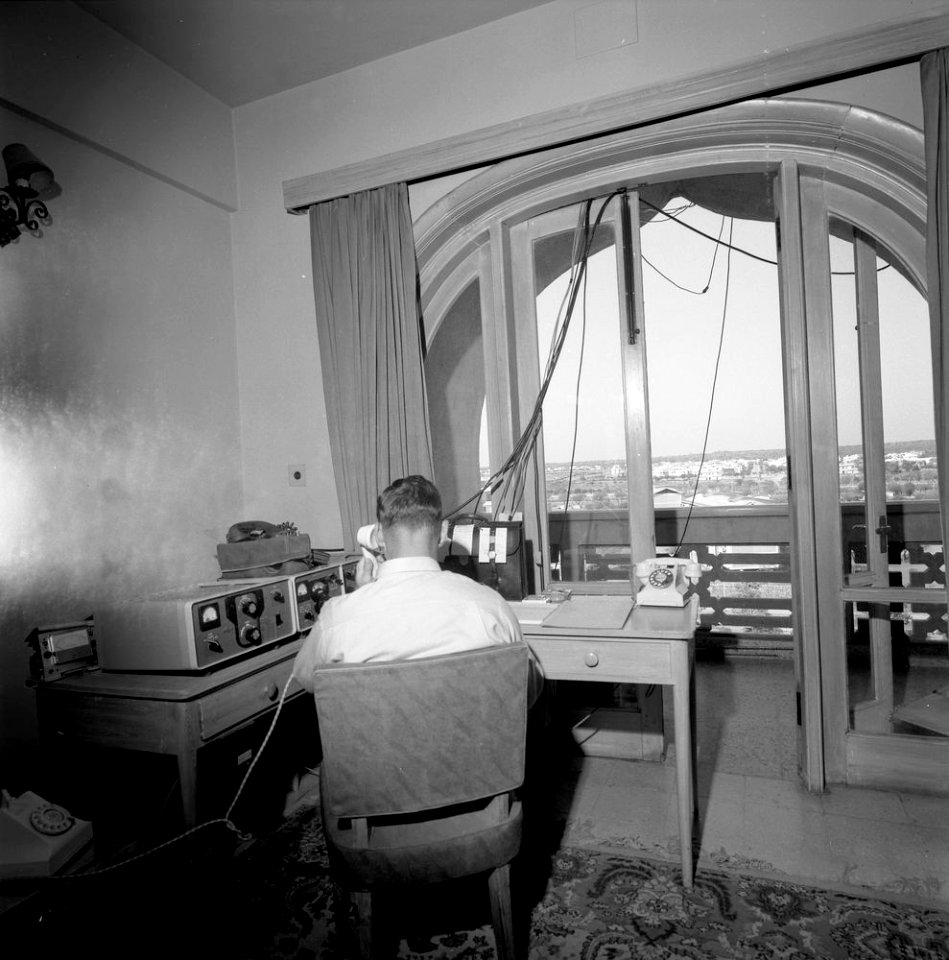 Communications Equipment Preparations for First Lady Jacqueline Kennedy's Trip to India and Pakistan (2)