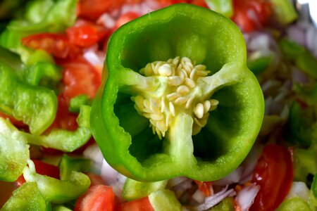 Sliced salad vegan