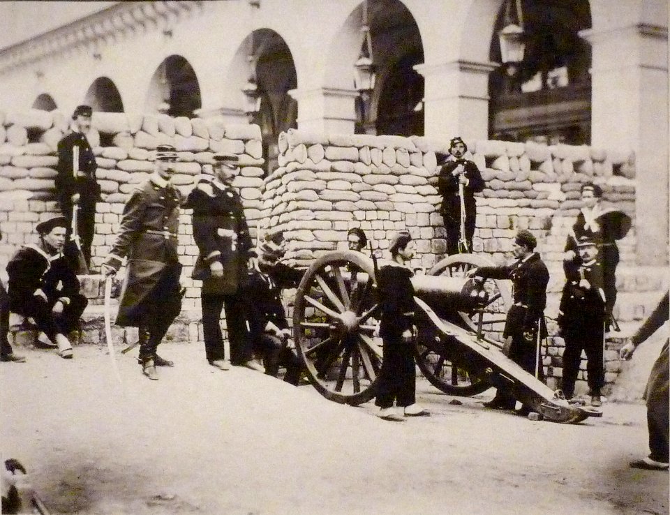 Commune de Paris barricade de la rue de Castiglione