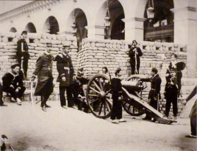 Commune de Paris barricade de la rue de Castiglione