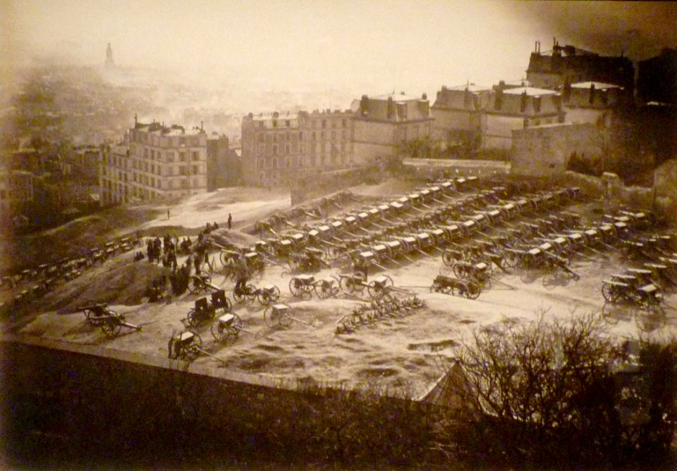 Commune de Paris Canons à Montmartre le 18 mars