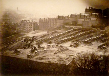 Commune de Paris Canons à Montmartre le 18 mars