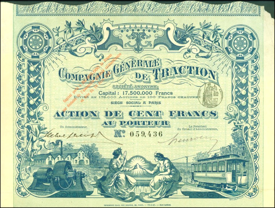 Comp. Générale de Traction 1897