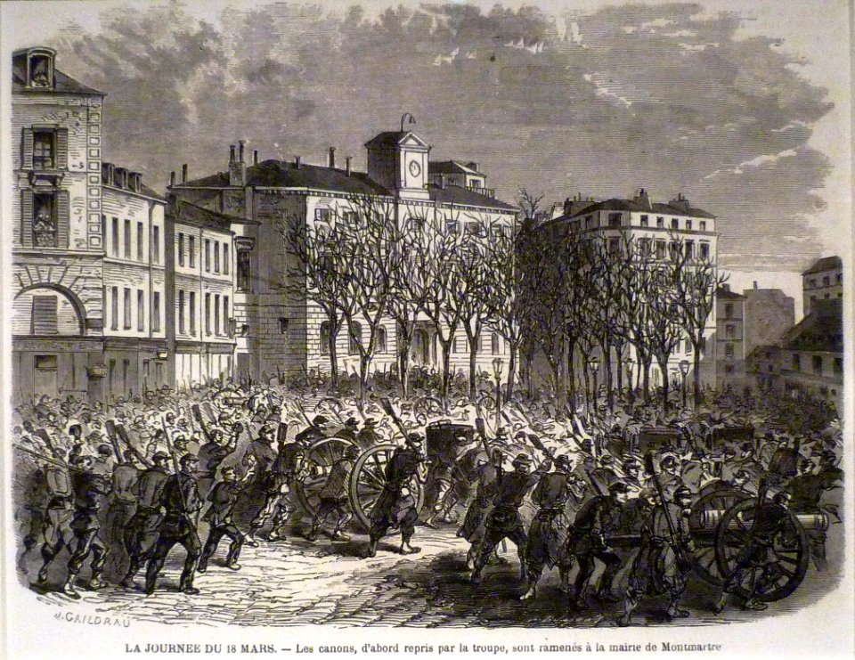 Commune de Paris Les canons 18 mars 1871