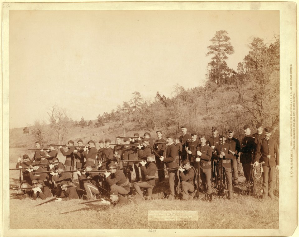 Company C, 3rd U.S. Infantry near Fort Meade, So. Dak. LCCN99613841