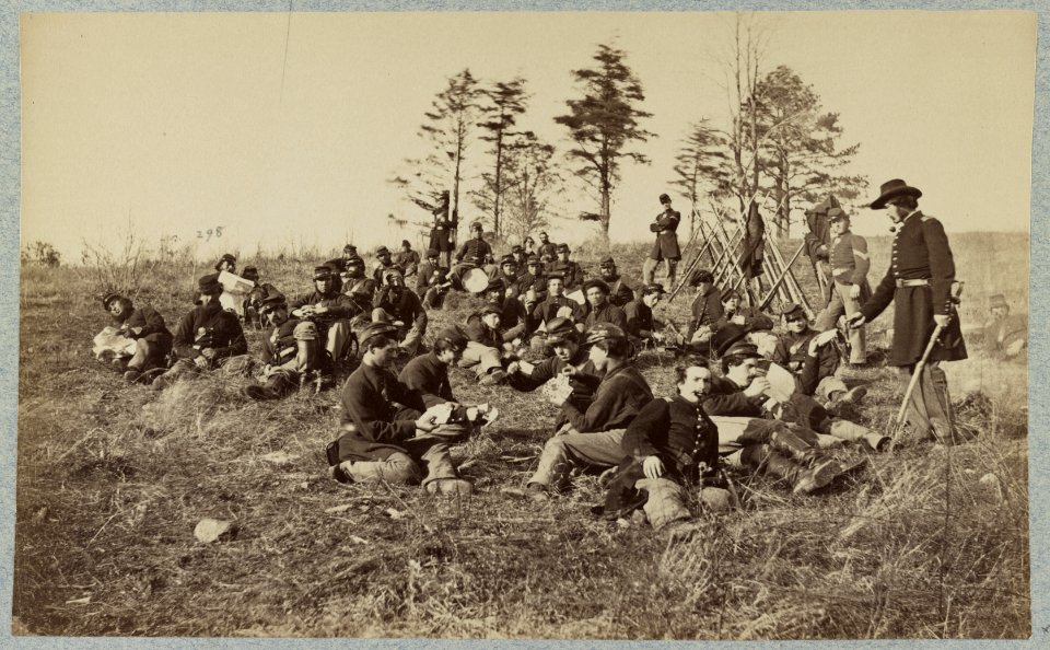 Company B, 170th N.Y. Infantry in front of Petersburg, Va LCCN2013648619