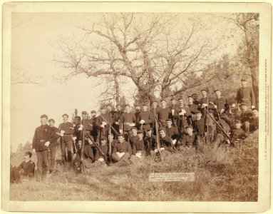 Company C, 3rd U.S. Infantry near Fort Meade, So. Dak. LCCN99613842