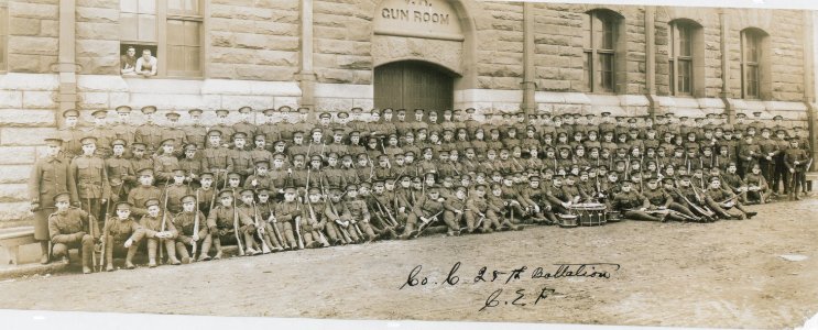 Company C 25th battalion Canadian Expeditionary Force (HS85-10-29978)