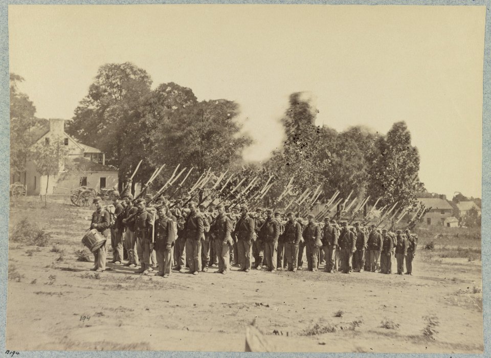 Company G, 22d New York State Militia near Harpers Ferry, Va., 1861 (i.e.1862) LCCN2013648633