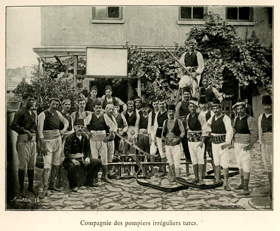 Compagnie des pompiers irreguliers turcs - Barth Hermann - 1913