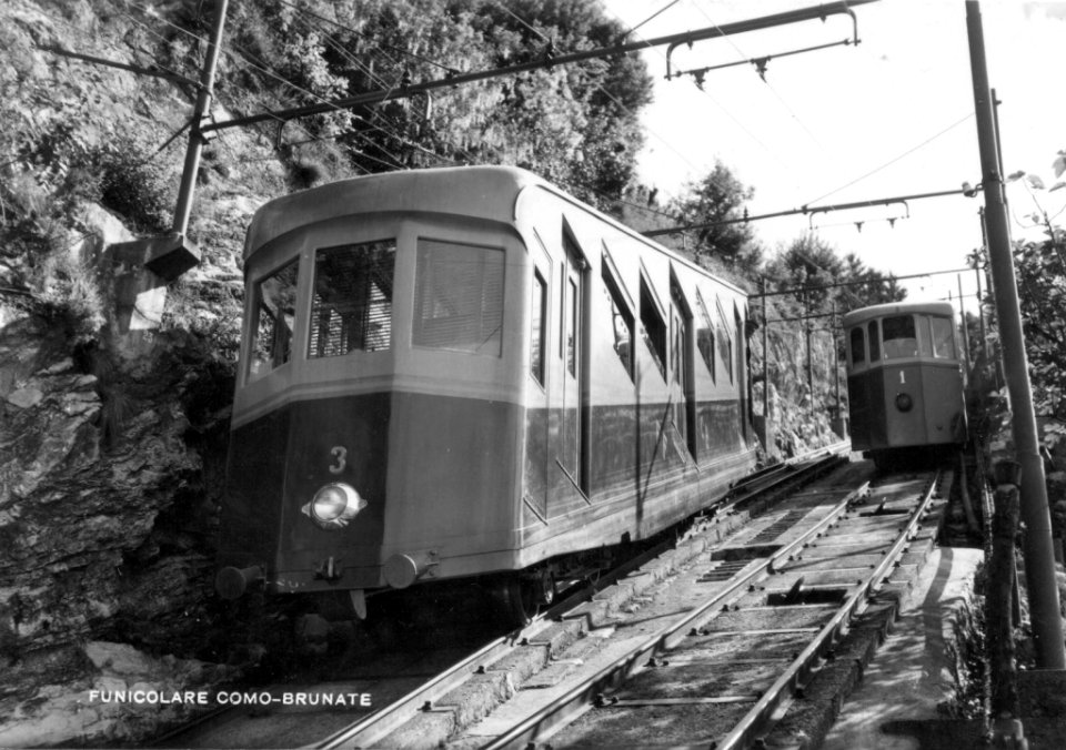 Como-Brunate funicolar - 1950s
