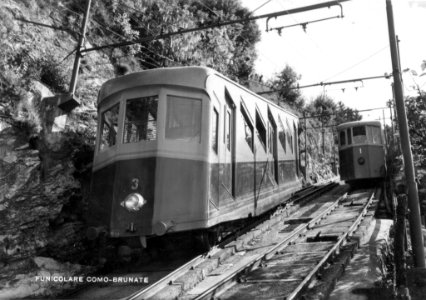 Como-Brunate funicolar - 1950s
