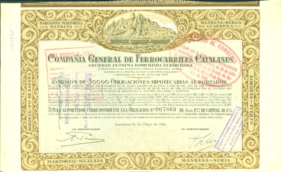Comp. General de Ferrocarriles Catalanes 1924