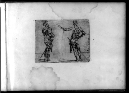 Composite figures in cubist and surrealistic style composed of materials such as chain links, tubes, sieves and tennis racquets LCCN2005679997