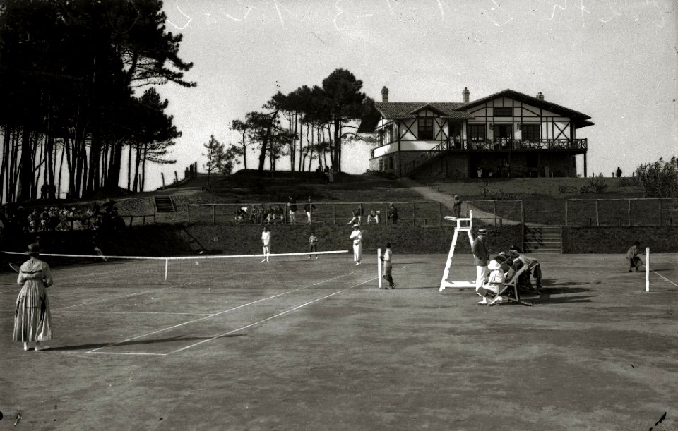 Competición de tenis en el campo de golf de Zarautz (3 de 3) - Fondo Car-Kutxa Fototeka