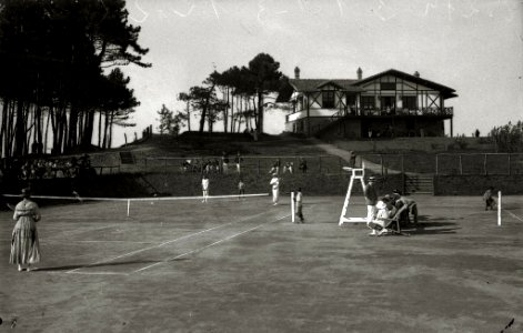 Competición de tenis en el campo de golf de Zarautz (3 de 3) - Fondo Car-Kutxa Fototeka