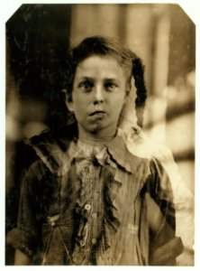 Composite photograph of child laborers made from cotton mill children LOC nclc.02735 photo