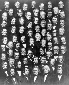 Composite photograph of the members of the thirty-sixth US Senate