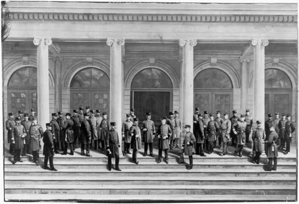 Composite photograph group of the Chiefs of Police, New York City LCCN2003671170