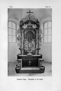Comturei Lietzen Kanzelaltar in der Kirche Lebus Tafel 23