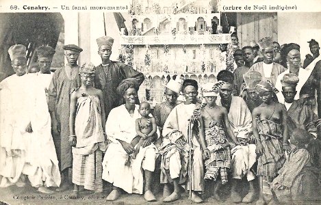 Conakry-Un fanal monumental (arbre de Noël indigène)