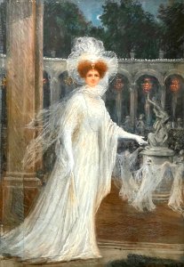 Comtesse Greffuhle dans le basquet de la colonnade 1908