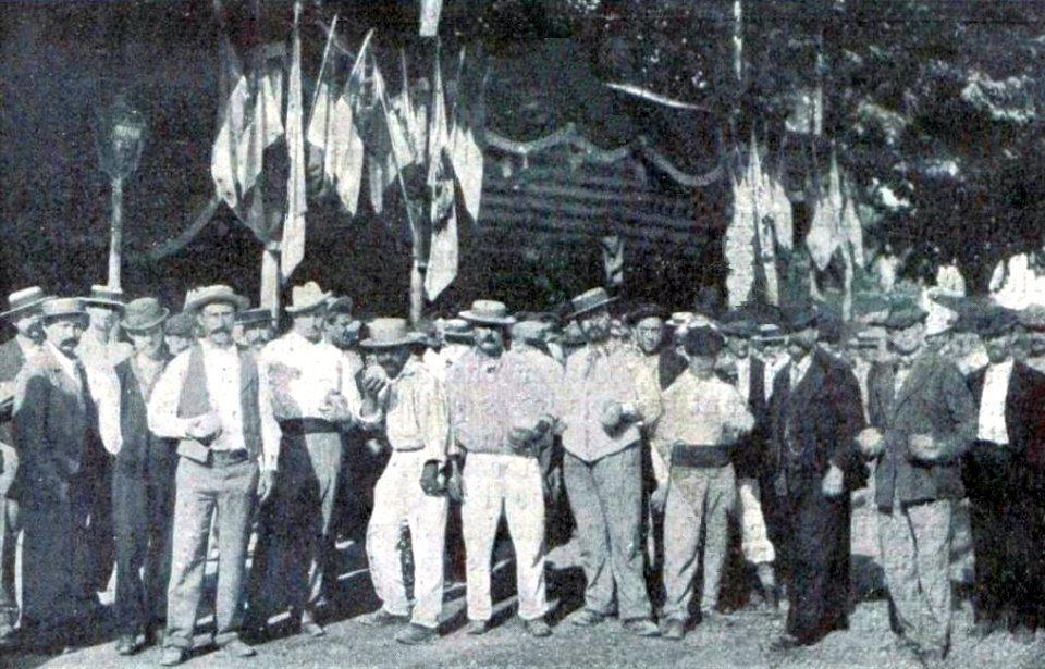 Concours de boules de 'L'Éclaireur de Nice', en août 1899