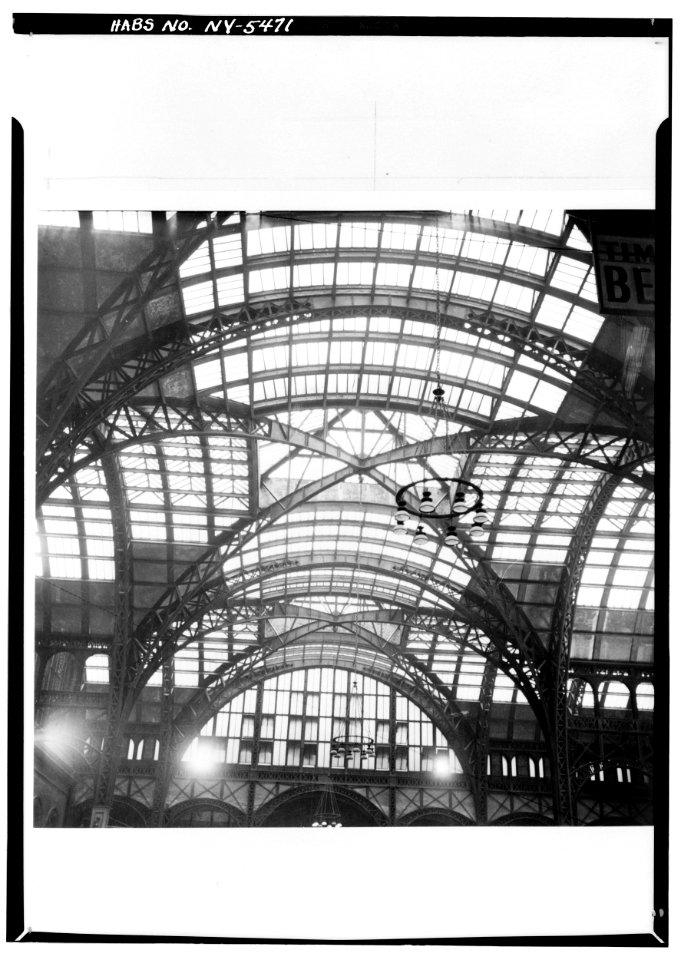 Concourse roof detail - pennsylvania station