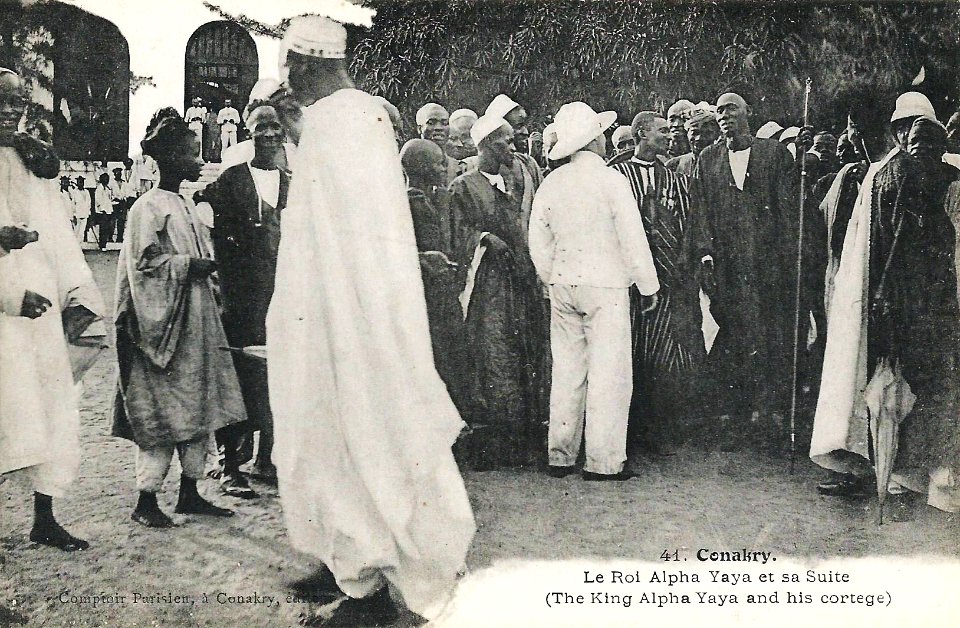 Conakry-Le roi Alpha Yaya et sa suite