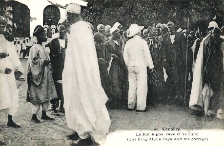 Conakry-Le roi Alpha Yaya et sa suite