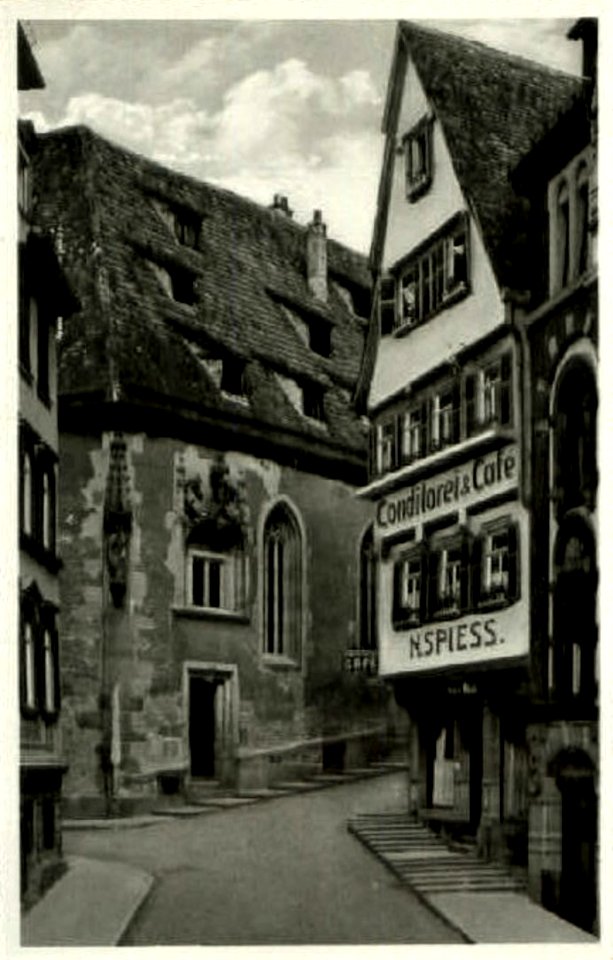 Conditorei & Café Spiess (AK vor 1930)