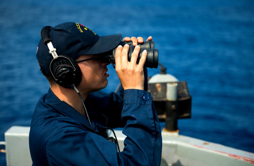 Conducting life and buoy watch 140325-N-IC565-012