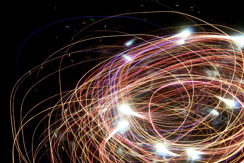 Painting with light light space