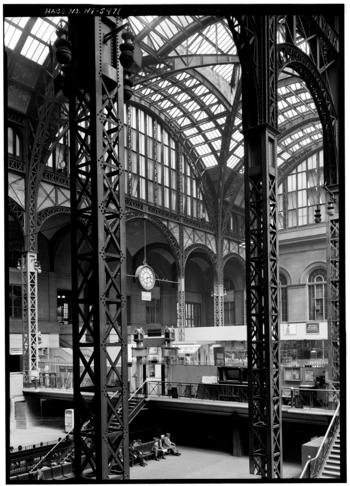 Concourse from southwest - pennsylvania station