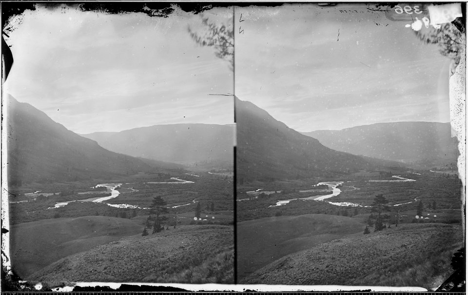CONEJOS RIVER VALLEY CANYON, COLORADO (PANORAMA WITH NWDNS 106-WA-404) - NARA - 524035