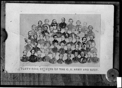 Confederate Army and Navy officers - NARA - 528230