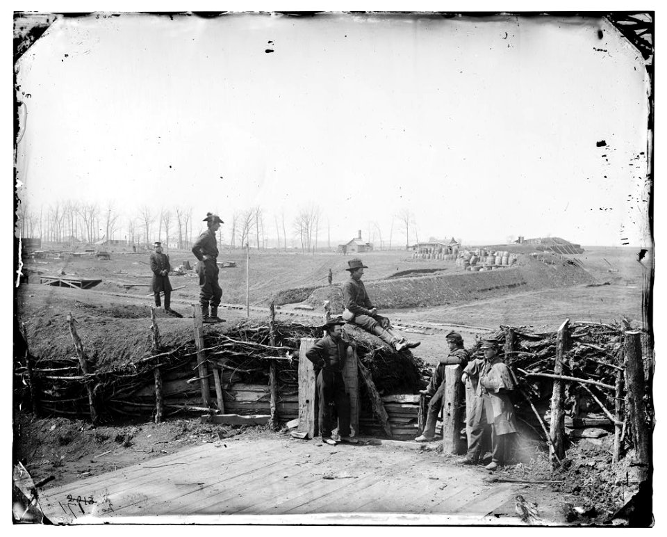 Confederate fortifications at Manassas, VA