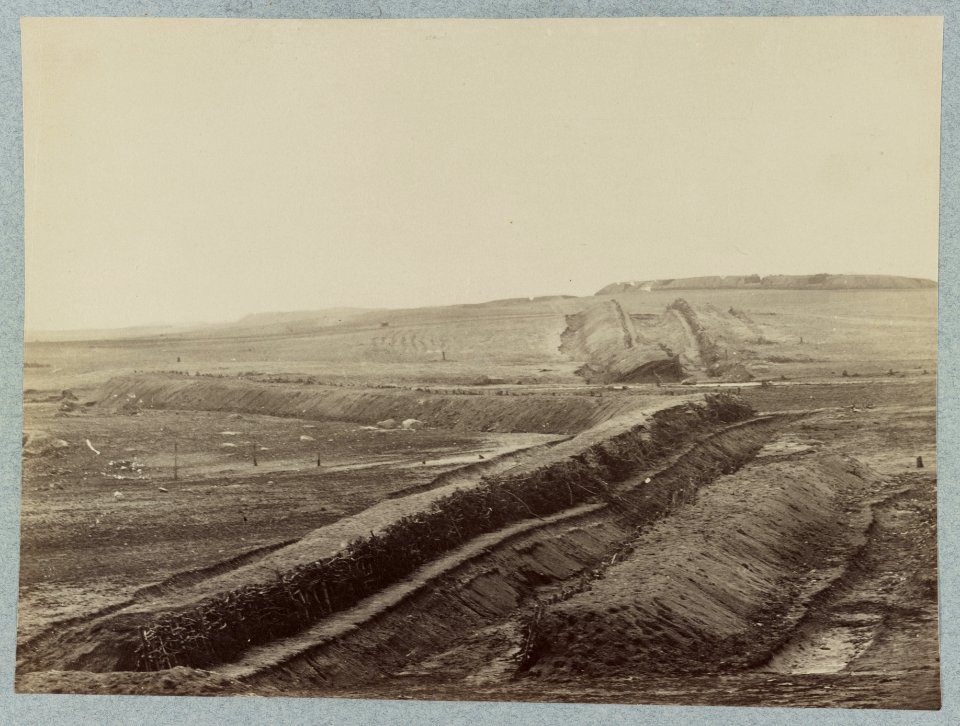 Confederate fortifications near Centreville, Va. March 1862 LCCN2012646910