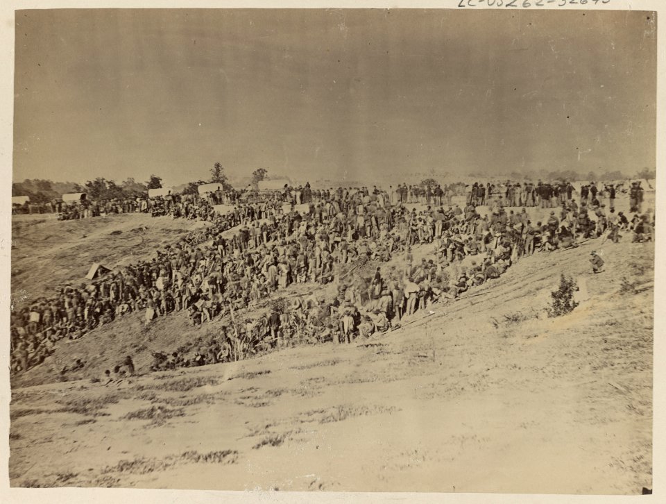 Confederate prisoners at Belle Plain, captured at Spotsylvania, May 12, 1864 LCCN2013649802