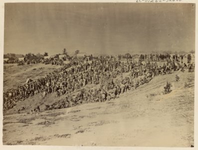 Confederate prisoners at Belle Plain, captured at Spotsylvania, May 12, 1864 LCCN2013649802