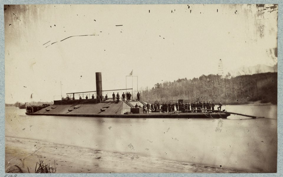 Confederate ram Atlanta (after capture), Trent's Reach, James River, Va LCCN2013646185