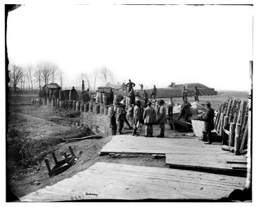 Confederate fortifications at Manassas, Virginia