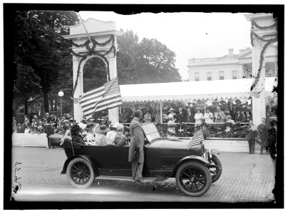 CONFEDERATE REUNION. PARADE. REVIEWING STAND LCCN2016867887