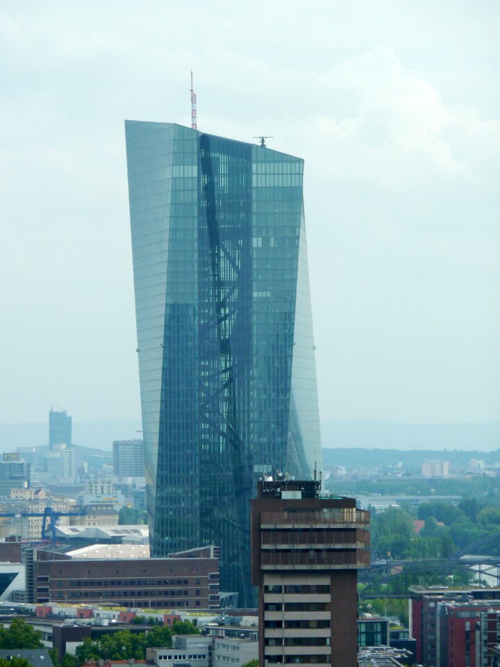Glass facade building frankfurt