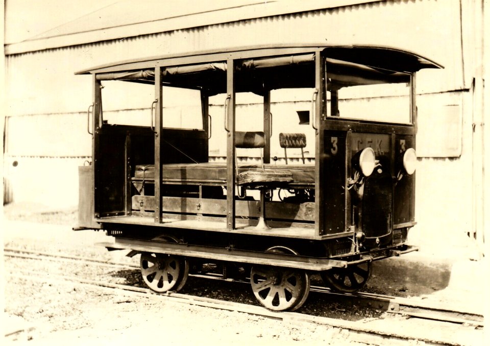 Congo Railways - Chemin de Fer Congo - CFK Type 561 Ford railcar No 3