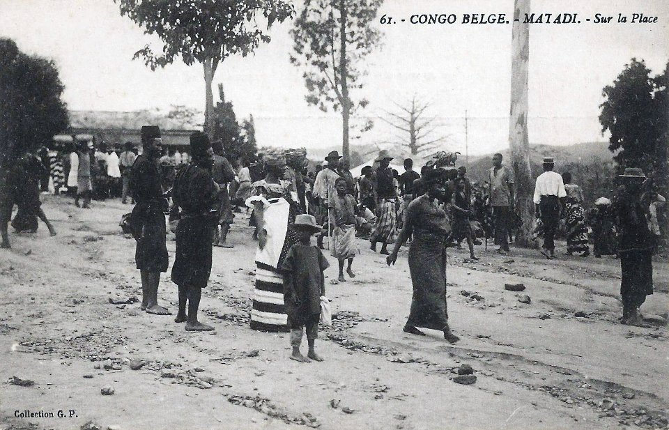 Congo belge-Matadi-Sur la Place